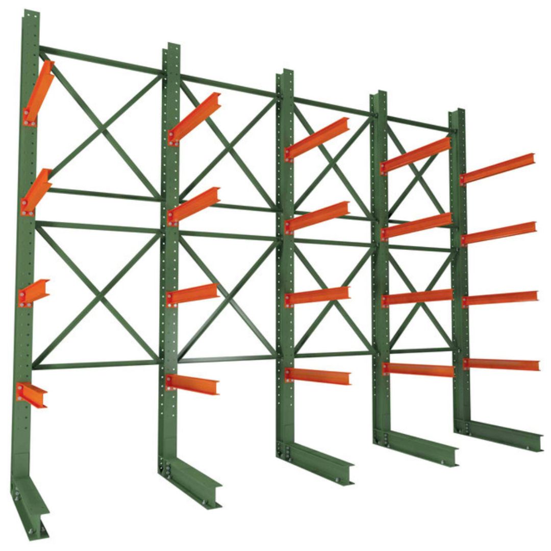 empty cantilever rack