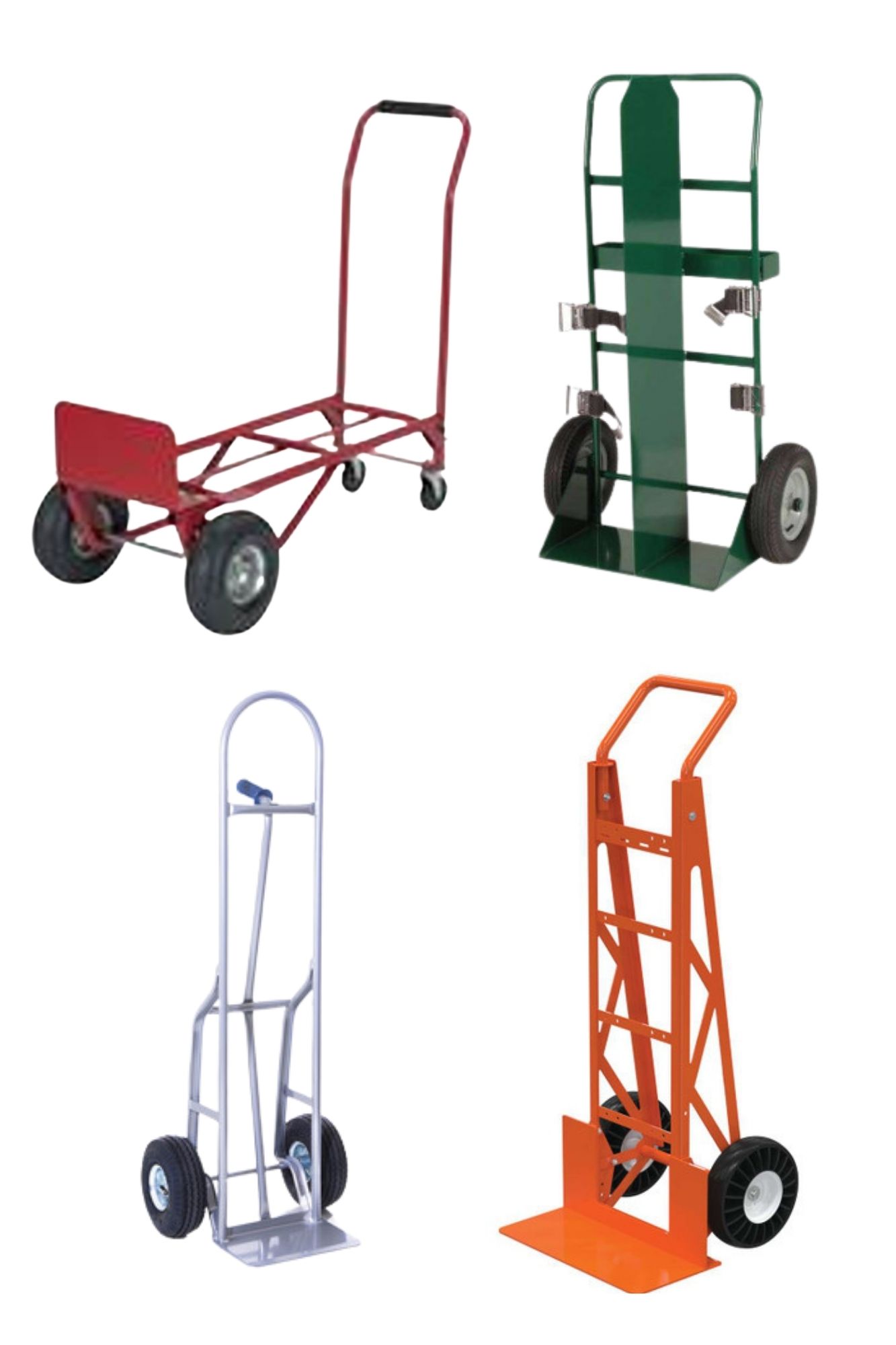different types of hand trucks for material handling operations