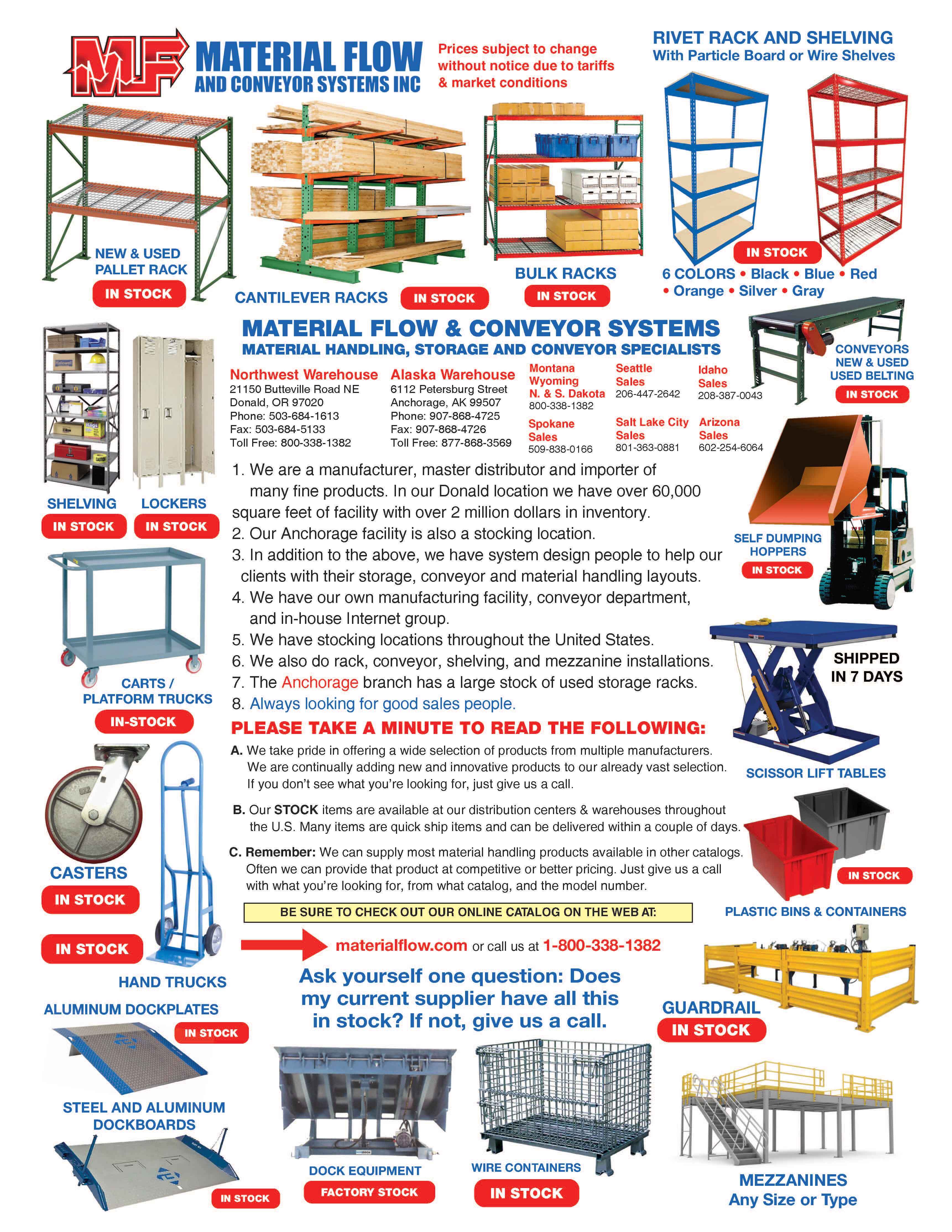 Material Flow Flyer Packet