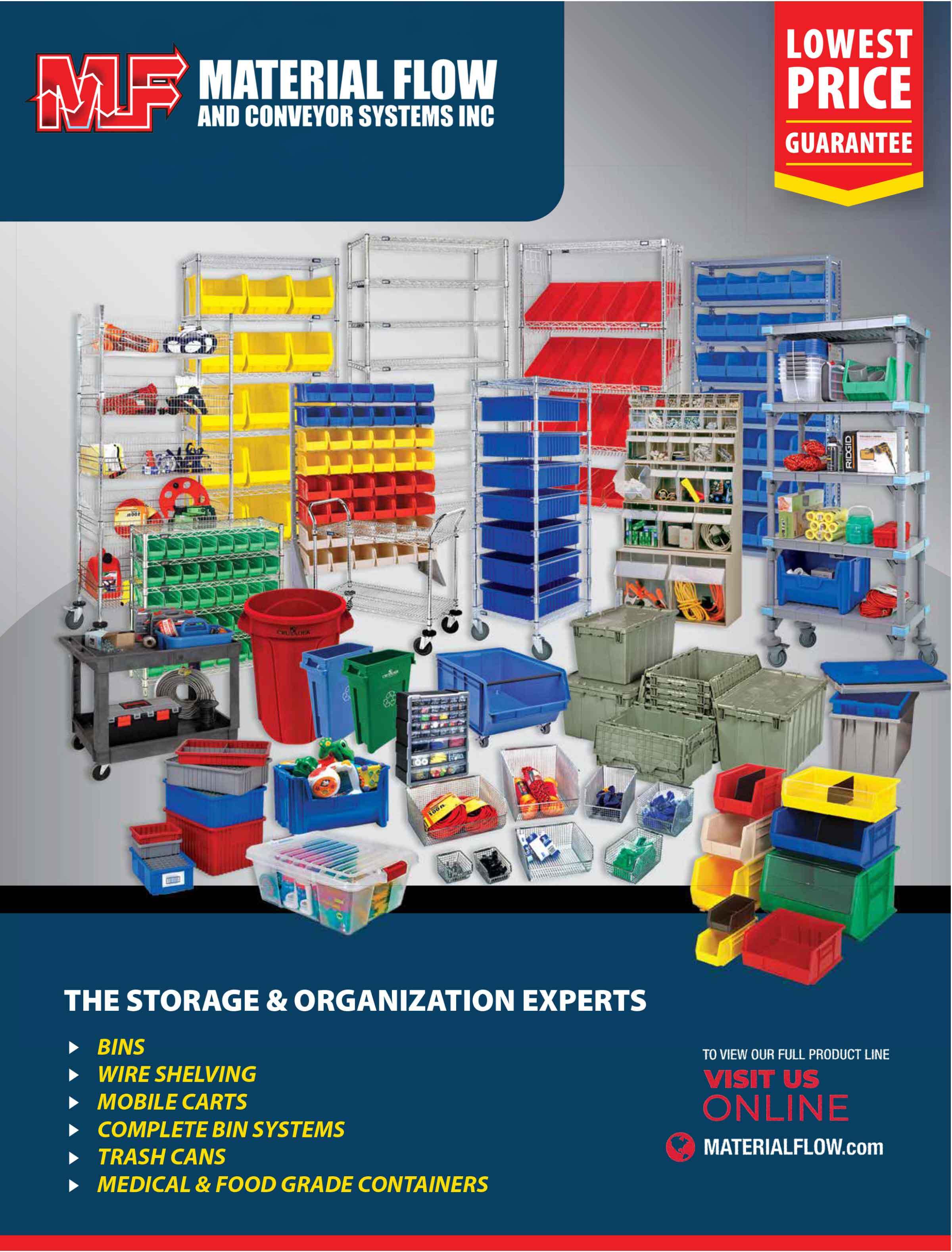 Material Flow Quantum Bins Flyer