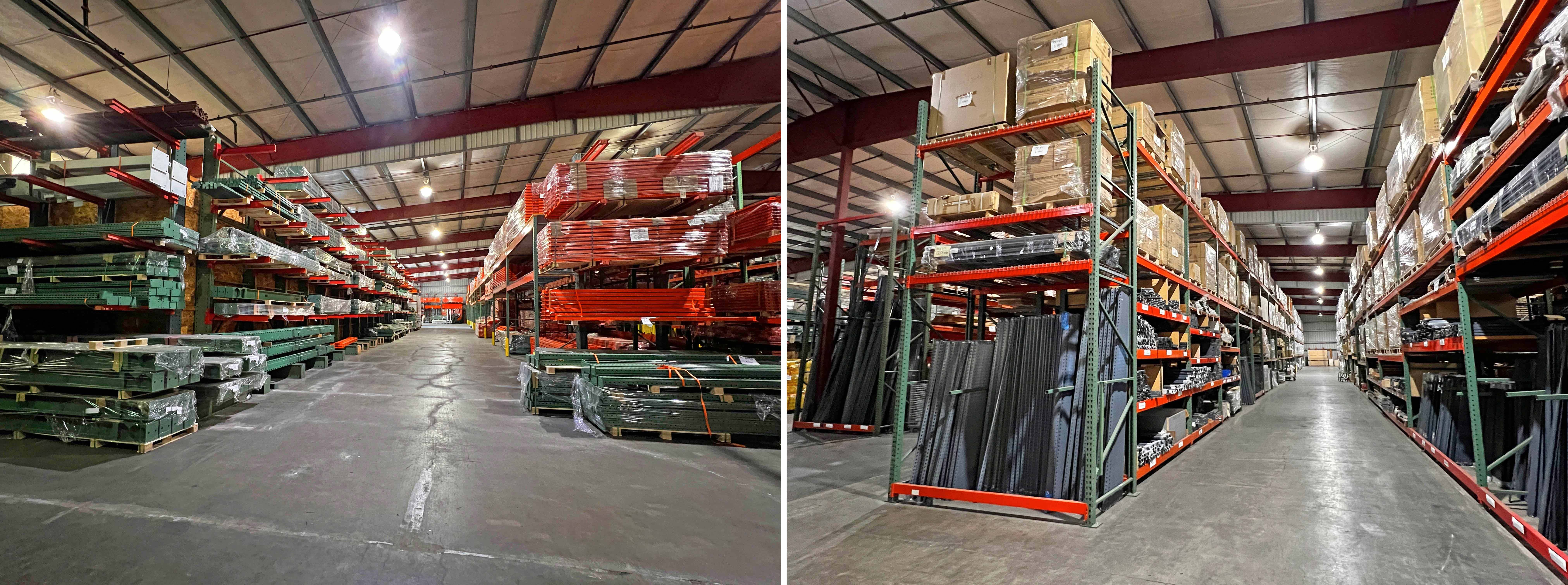 Material Flow Warehouse Showroom Donald Oregon
