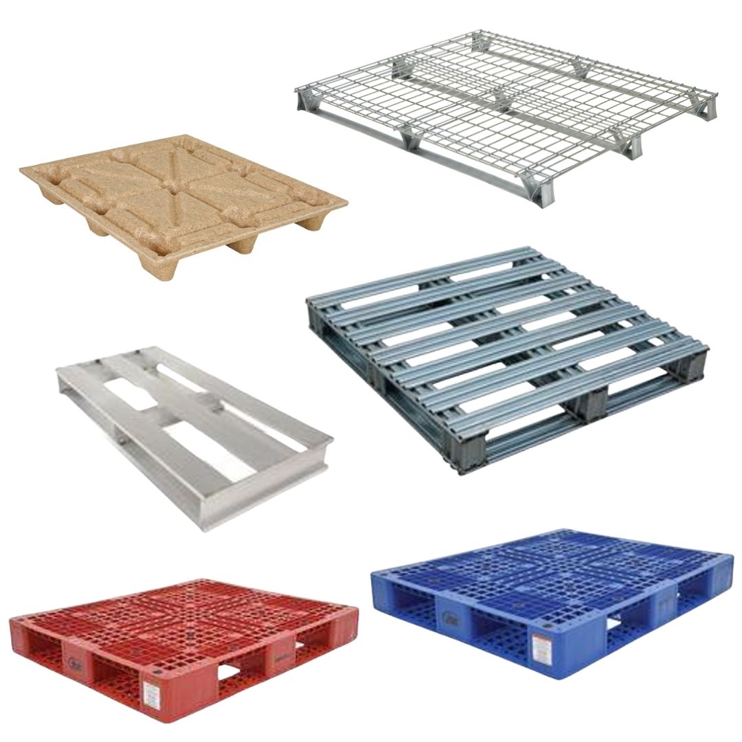 different types of pallets for material handling operations