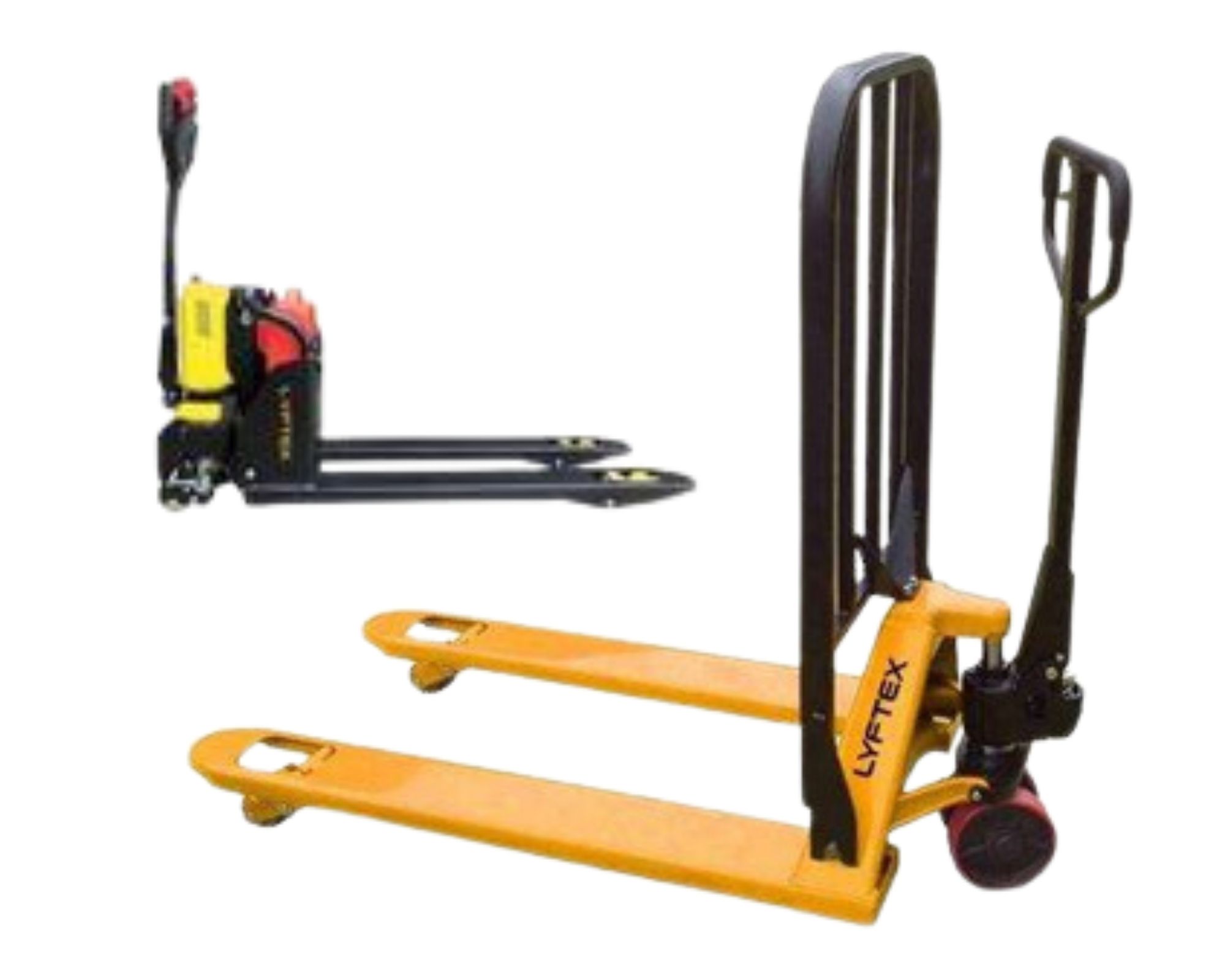 different types of pallet jacks for material handling operations